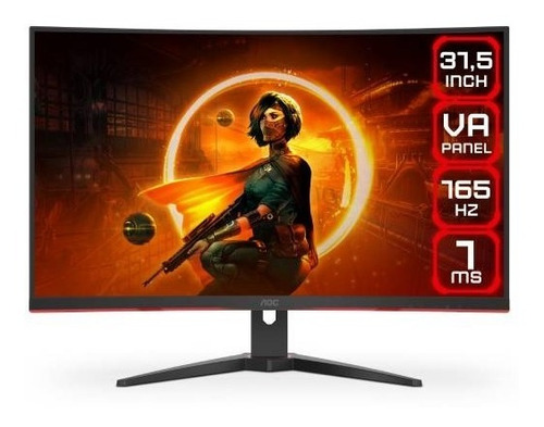 Monitor Gamer Aoc C32g2e Curvo 165hz 32