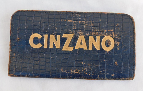 Antigua Billetera De Mozo Publicidad Cinzano Muy Buena (Usado)