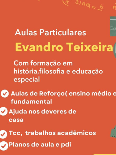 Ofereço Aulas Particulares Presenciais E Online Via Vídeo .