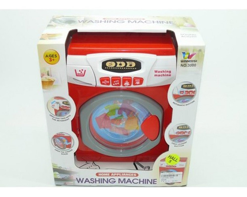 Lavadora Washing Machine Rojo 1201696 E.normal