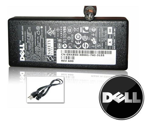 Imagen 3 de 3 de Cargador Adaptador Laptop Dell Pa-21 Octagonal 19.5v 3.34a