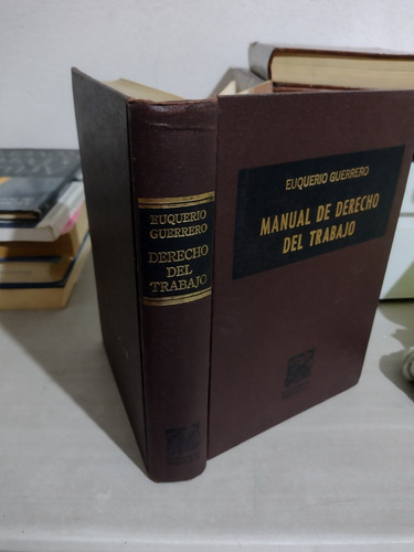 Manual De Derecho Del Trabajo Euquerio Guerrero Rp87 (Usado)