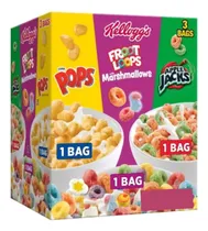 Comprar Cereal Kellogs Corn Pops Apple Jacks Froot Loops Malvavisco