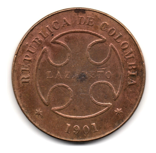 50 Centavos 1901 Lazareto