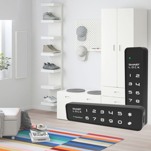 Cerradura Muebles Cajones Tekno Mini F023h Packx2 Huella *c