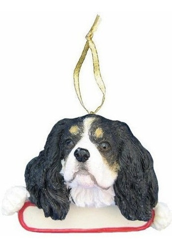 Eys Pets King Charles Cavalier Ornamento Tri Color Amigos De