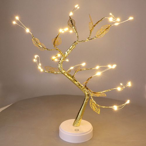 Árbol Noche Luz Control Táctil Mesa Rama Ajustable Led