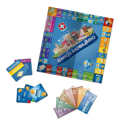 Imagem 2 de 2 de Jogo de mesa Banco imobiliário Com aplicativo Estrela