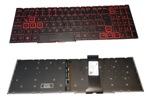 Teclado Acer Nitro 5, An515-54, 78p1, 77y5 Retroiluminado