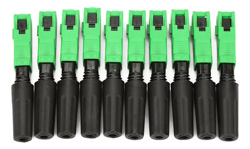 100 Conectores De Montaje Rápido Sc/apc De Fibra Óptica