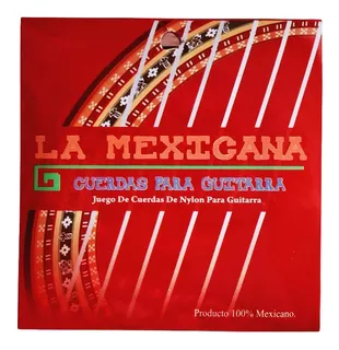 Kit De 6 Cuerdas Para Guitarra Acustica La Mexicana Nylon