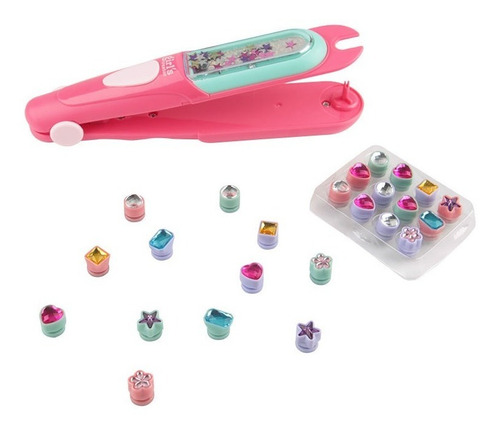 Imagen 4 de 4 de Kit Decoración Cabello Gemas Colores Niñas Peinados Mbk388