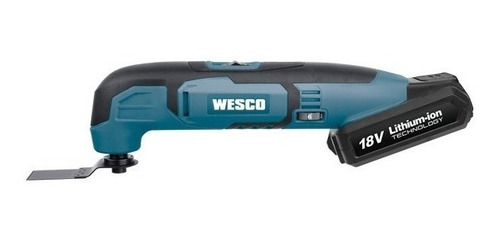 Multiferramenta Oscilante Wesco A Bateria 18v Li