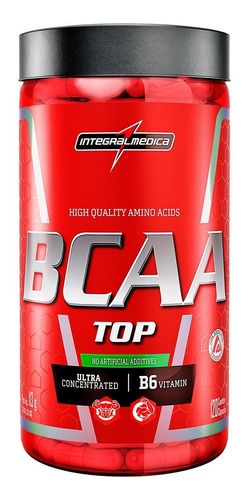 Bcaa Top 120 Cápsulas 4:1:1 - Integralmedica - Amino Pure