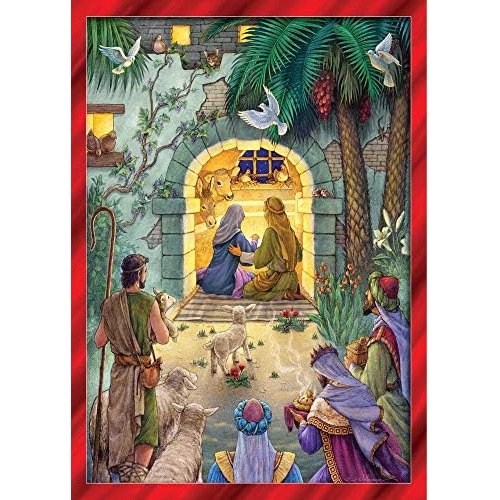 Tarjetas De Navidad De Natividad Pacífica, Juego De 15