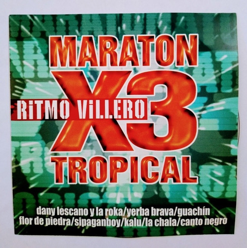 Ritmo Villero Cd Nuevo Maratón Tropical Dany Lescano Y + / S