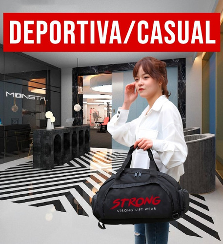 Maleta Mochila Multiposiciones Deportiva Viaje Strong Pro