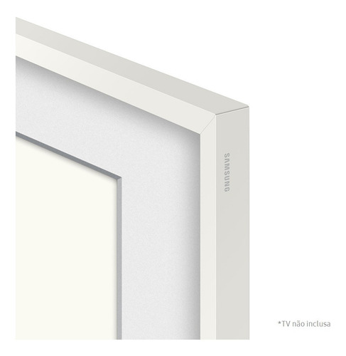 Imagem 1 de 8 de Moldura Samsung Para Smart Tv 43 The Frame 2021 Branco