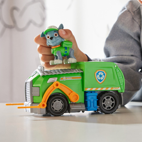 Paw Patrol 6068854 Vehículo Verde De Rocky Verde
