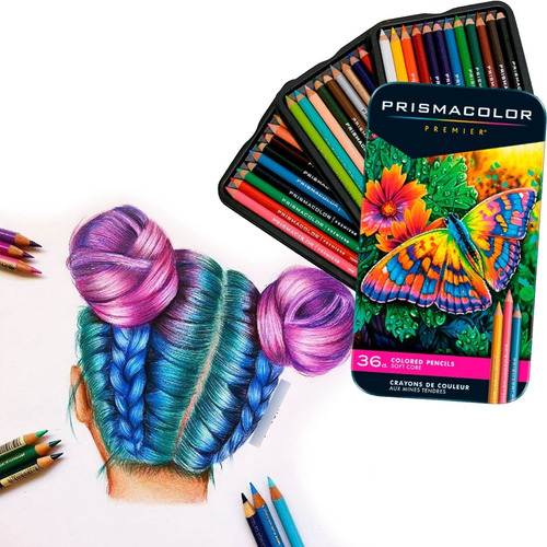 Imagen 3 de 7 de Prismacolor Premier Set X 36 Lapices De Colores Premium