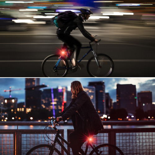 ** Luz Led Trasera For Bicicleta Lampara Solar Recargable