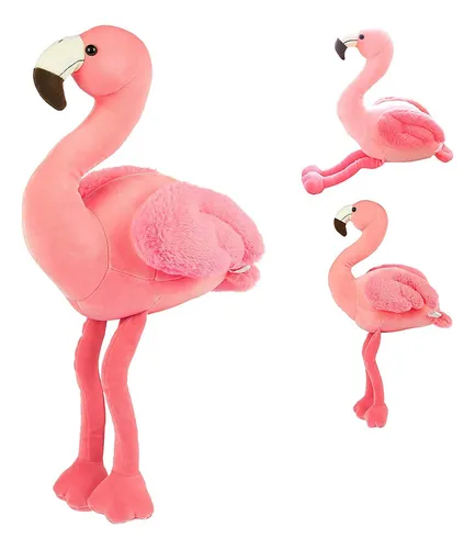Pel cia Cosgoo Soft Flamingo de 16 polegadas de altura Ju. Cor