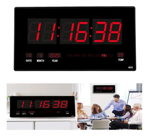 Reloj digital de pared led economico clearance
