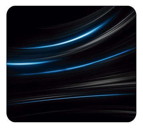 Mouse Pad Antideslizante 21x19.5 Diseño Haz Luces Celeste310