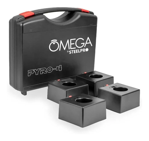 Set De 4 Detonadores Inalambricos Omega Steelpro Pyro-4