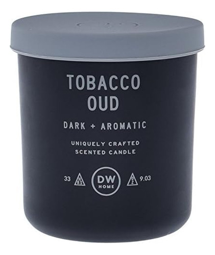 Dw Home Vela Perfumada Tobacco Oud En Un Frasco De Vidrio Co