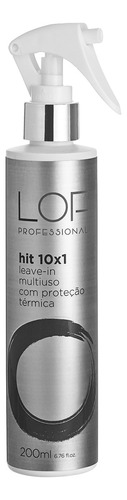  Leave-in Lof Hit 10x1 - Com Proteção Térmica 200 Ml