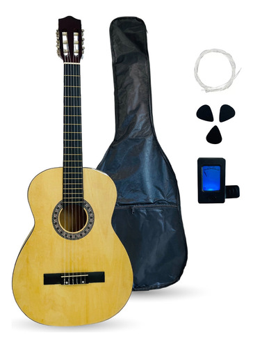 Guitarra Clásica Criolla Mti Diestro 38 Pulgadas Accesorios
