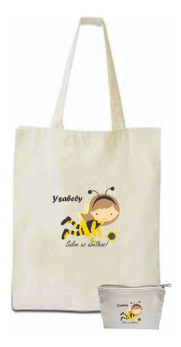 12 Sacola Ecobag Personalizada 30x40 Sua Arte + 12 Necessair