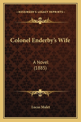 Libro Colonel Enderby's Wife: A Novel (1885) - Malet, Lucas