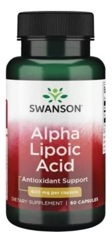 Acido Alpha Lipoico 600mg 60cap