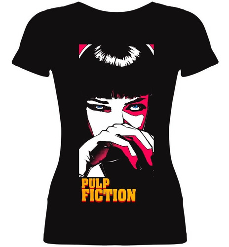 Remera Mujer Pulp Fiction Tiempos Violentos Tarantino