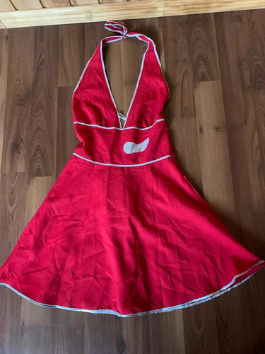 Disfraz Mujer Vestido Rojo Talla 40