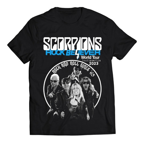 Polera Scorpions - Rock Believer Tour 2023 Solo Frontal