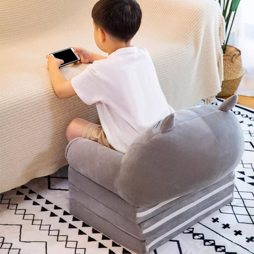 Sofá Plegable For Niños Pequeños, Sillón, Funda Lavable