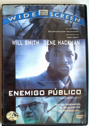 Dvd - Enemigo Publico - Will Smith - Gene Hackman
