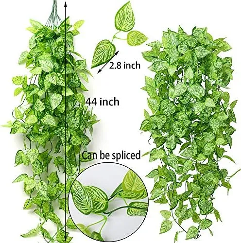 Aa Badbaby Plantas Artificiales Colgantes 2 Piezas Plantas A