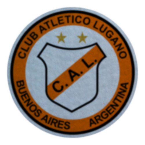 Parche Escudo Felpa Para Coser 9cm Set X4 Futbol Arg002 Atletico Lugano Atletico Lugano