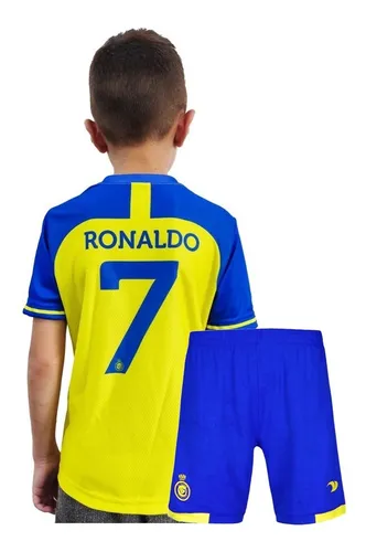 Camiseta Short Ni o Cristiano Ronaldo Al Nassr 2023 Cuotas sin