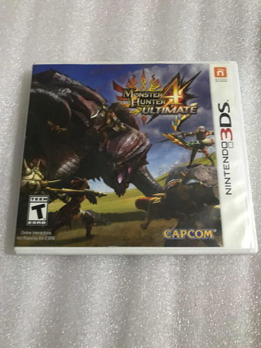 Monster Hunter 4 Ultimate Para Nintendo 3ds Original En Caja