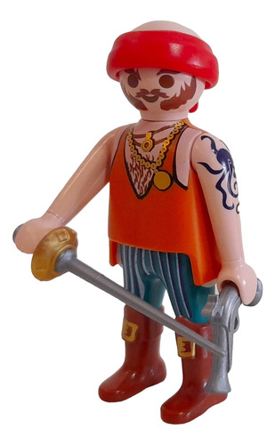 Playmobil Pirata Tatuado Con Vincha *3966 Tienda Playmomo