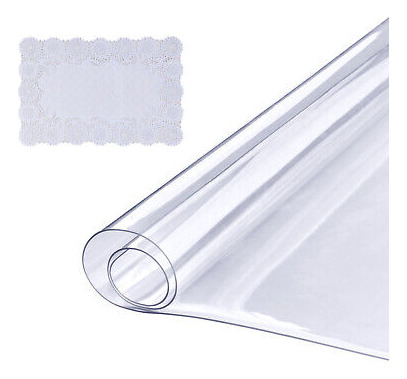 Vevor Pvc Table Protector 12 X 24 Inch Clear Plastic Des Zzi