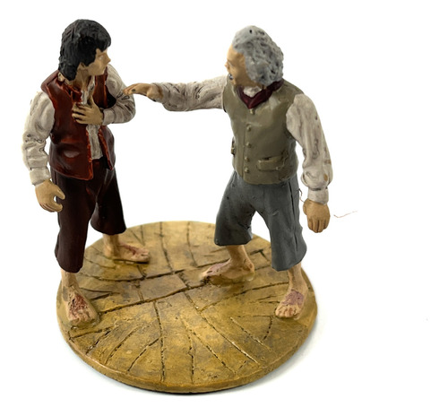 Miniatura Bilbo E Frodo O Senhor Dos Anéis Edição 28