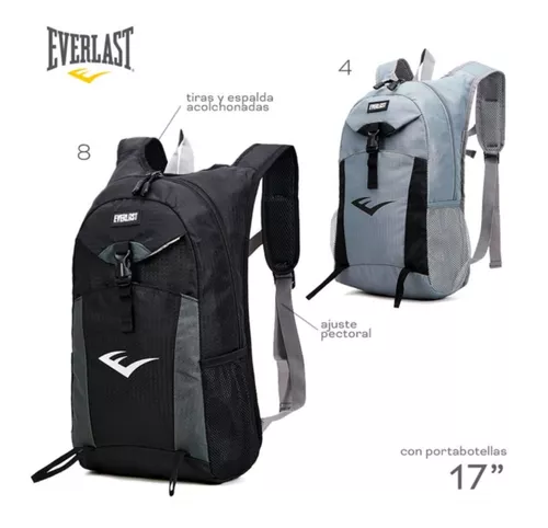 Mochila Running Everlast Trekking Bici Deportes Hombre Mujer Color Negro, Modelo 21376