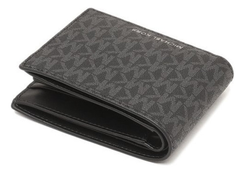 Billetera Michael Kors 36u9lcrf6b Color Negro De Cuero - 9.3cm X 11.5cm X 2cm
