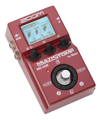 Pedal Multiefectos P/bajo Zoom Zms60b